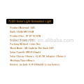 With built-in li-ion battery 0.3W 5V 60mA 7 LED Camping Light Bulb